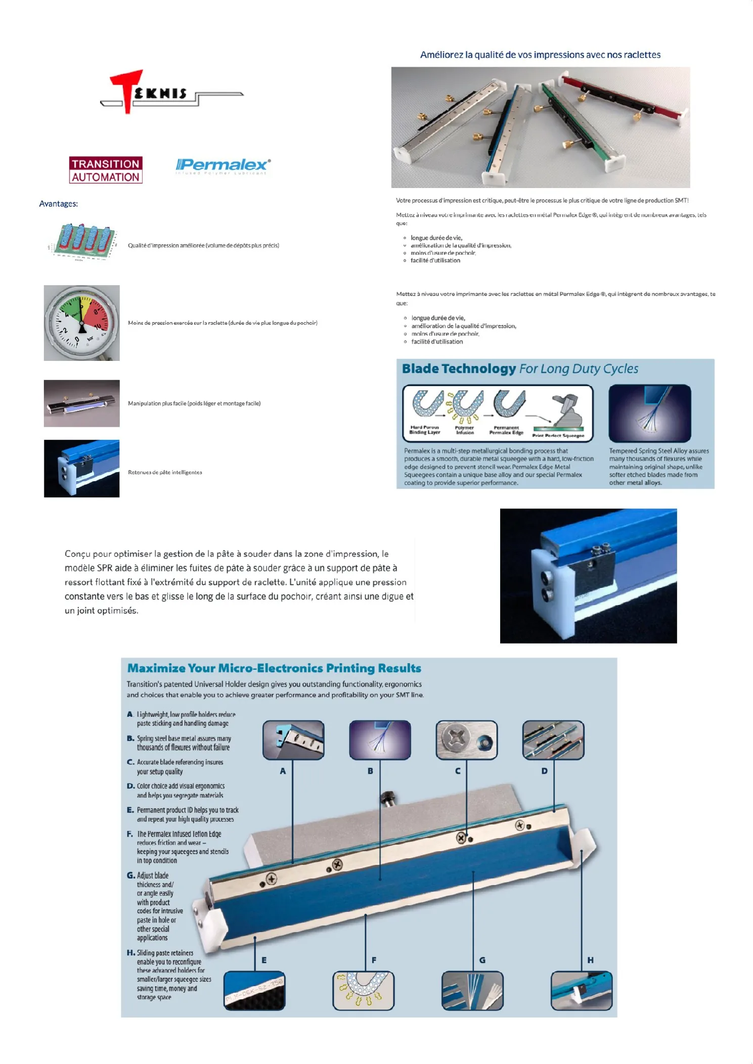 Infographie avantages Transition Automation Permalex