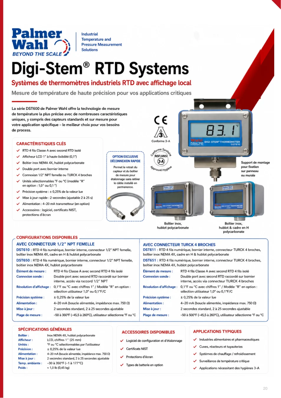 Digi-Stem® RTD Systems - page 20 du catalogue TEKNIS 2026
